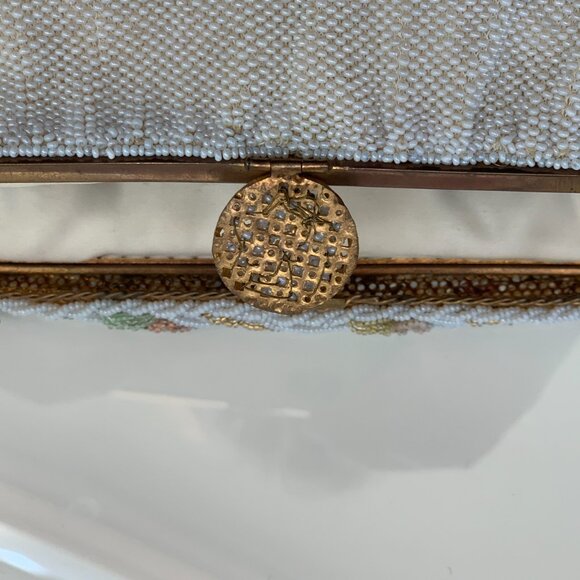 Vintage French Beaded Evening Purse H.B. Smith - Picture 4 of 8